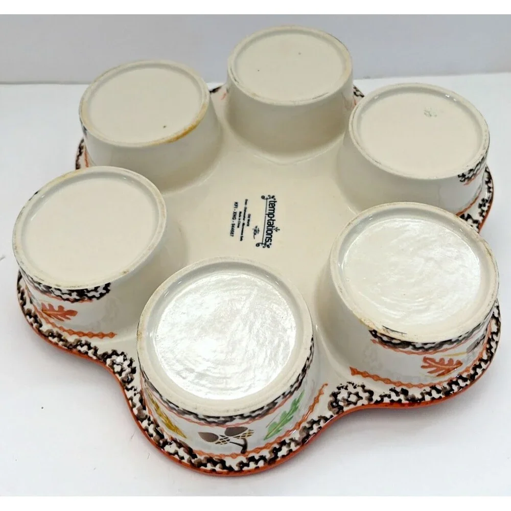 temp-tations Old World Fall Harvest 6 cup Texas Muffin Pan Bakeware